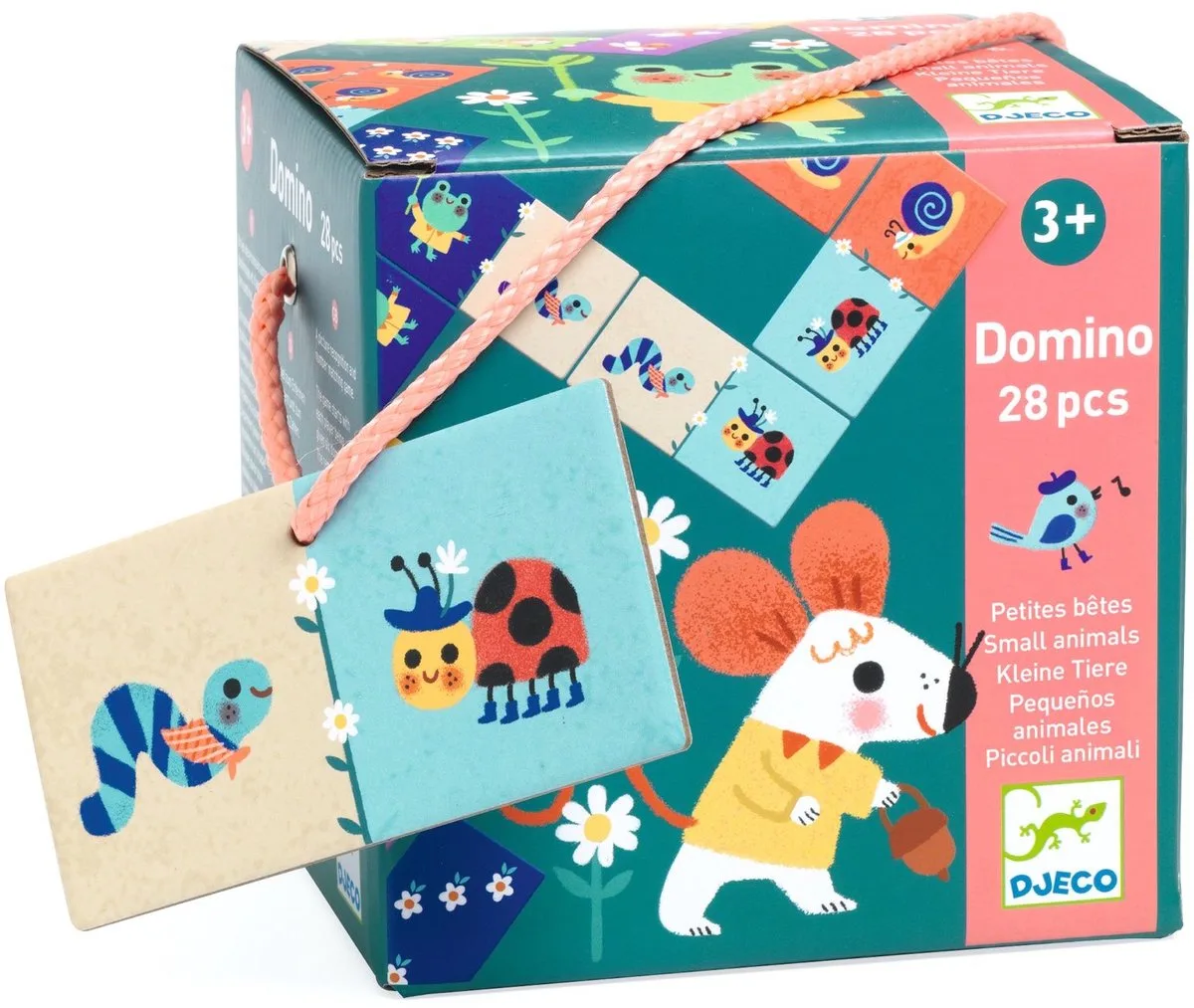 Domino kleine dieren +3jr van Djeco – doos