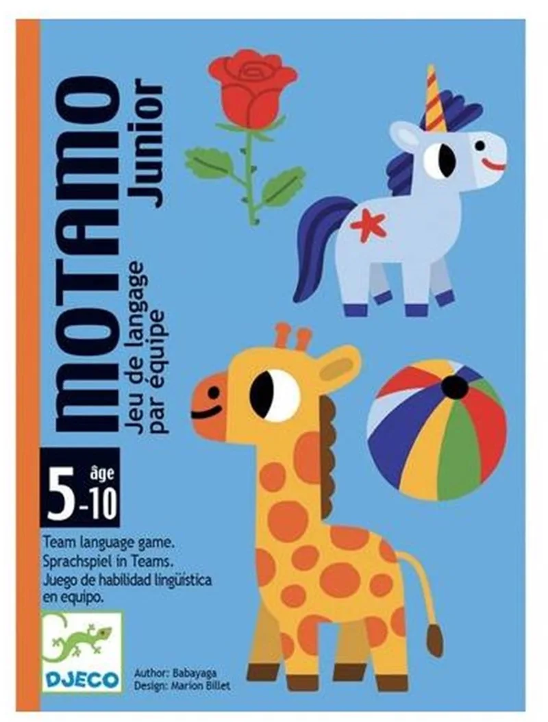 Kaartspel - Motamo Junior from Djeco, Multicolour edition – box