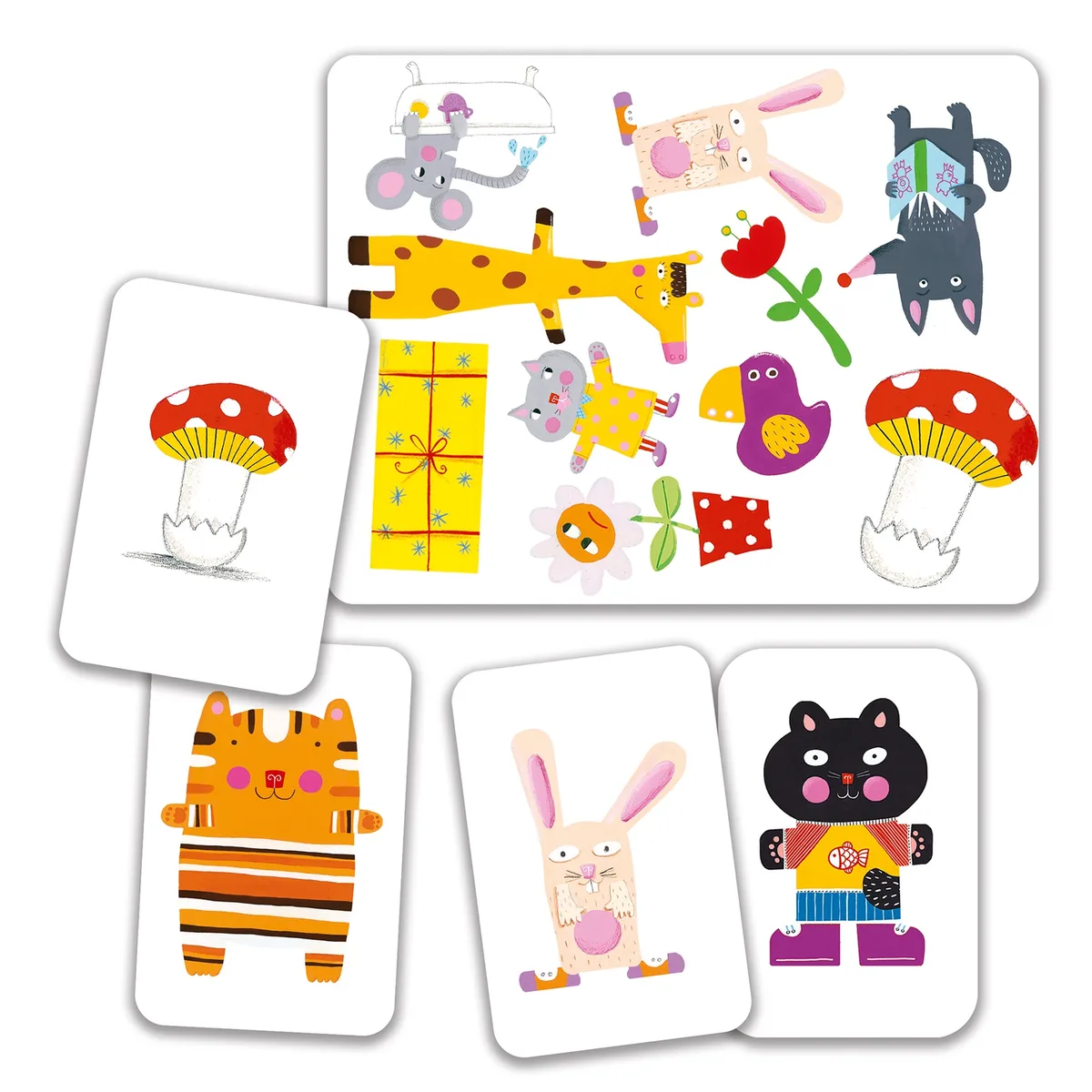 Mini Match Kaartspel van Djeco – doos