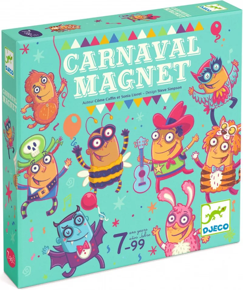 spel Carnaval Magnet de Djeco – boîte