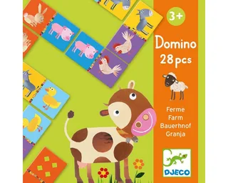 Lernspiel Lotto Domino Tiere 28–30 Teile 2 Jahren pädagogisch wertvoll from Djeco – box 2 of 3