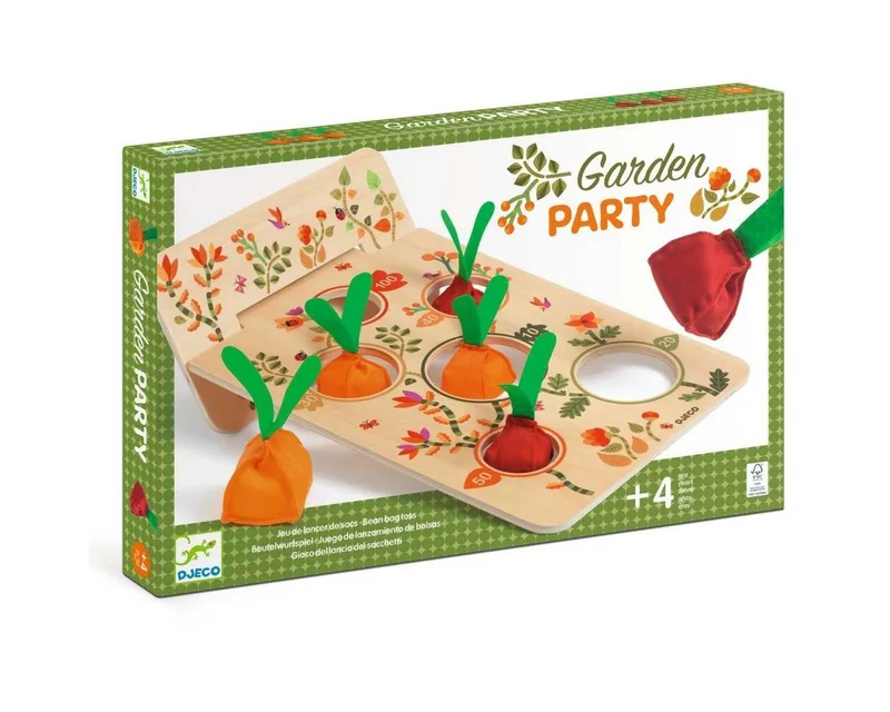 Spiel Wurfspiel: Garten Party für Kinder, Wurfspiel: Garten Party, Wurfspiel van Djeco – doos