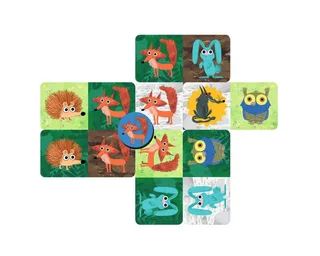 WolfPanic Strategiespiel mit Märchenthema für Kinder, Kartenspiele: WolfPanic van Djeco – doos 2 van 3