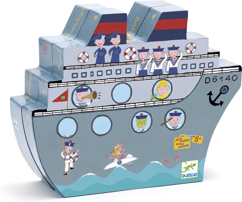 zeeslag spel nomad naviplouf van Djeco – doos