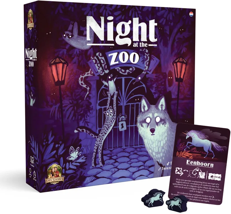 Night at the Zoo (+ mini-uitbreiding) - Bordspel (NL) from DSV Games – box