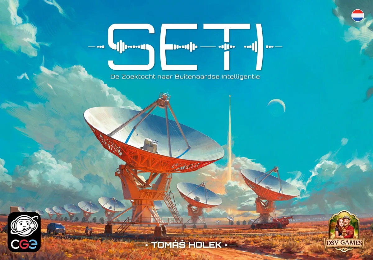 SETI: De Zoektocht Naar Buitenaardse Intelligentie from DSV Games – box