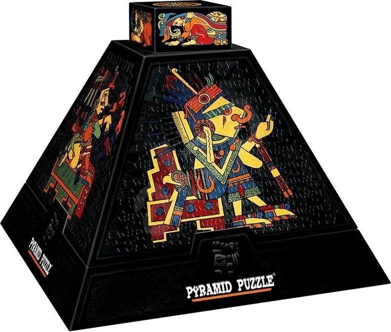 3D Pyramid - Pre-Columbian Art : Rosettes - 504 pieces från DToys, utgåva Flerfärgad – kartong