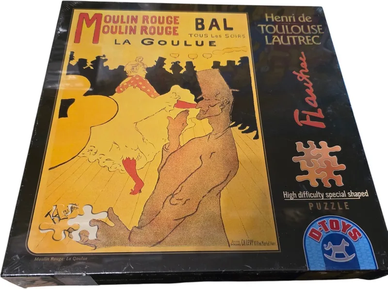 Henri de Toulouse Lautrec Moulin Rouge Bal Puzzel from DToys – box