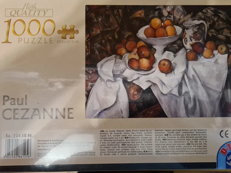 Paul Cezanne 1000 stukjes puzzel van DToys – doos