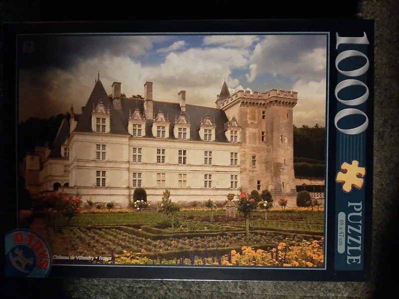 puzzel 1000 stukjes - Frankrijk kastelen Château de Villandry. van DToys, editie Meerkleurig – doos