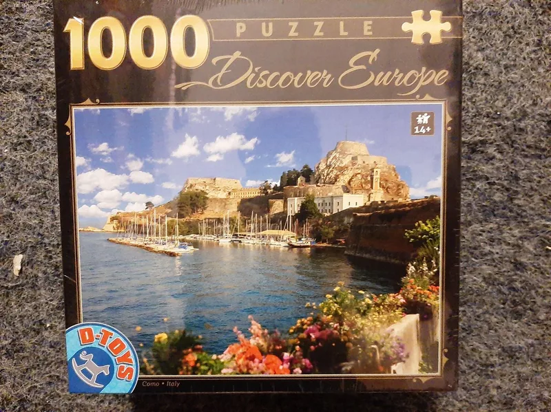 Puzzel Discover Europe van DToys, editie Bont – doos