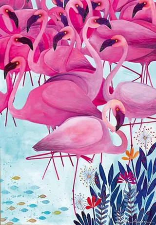 Puzzle Andrea Kürti: Tropical - 1000 pièces van DToys – doos 1 van 2