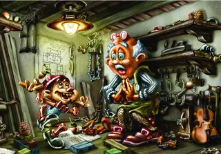 Puzzle Biro Donat: Pinnochio - 1000 pièces van DToys – doos 1 van 2
