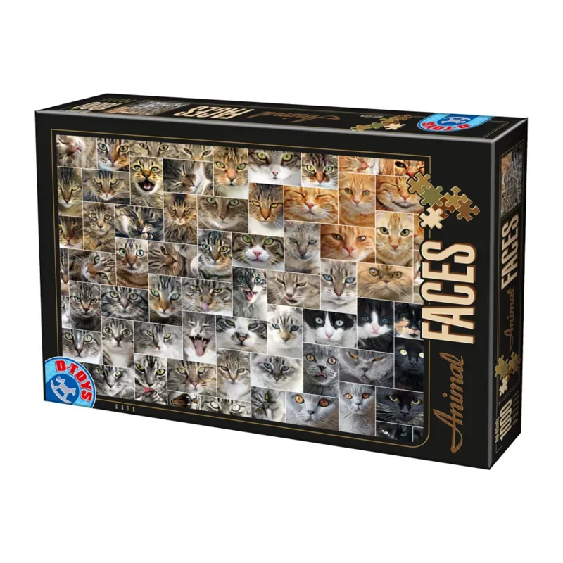 Puzzle Collage - Chats - 1000 pièces from DToys – box 2 of 2
