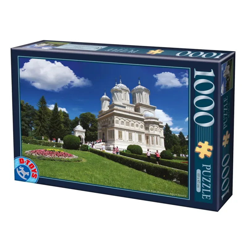 Puzzle Curtea de Arges Monastery - Roumanie - 1000 pièces de DToys – boîte 2 sur 2
