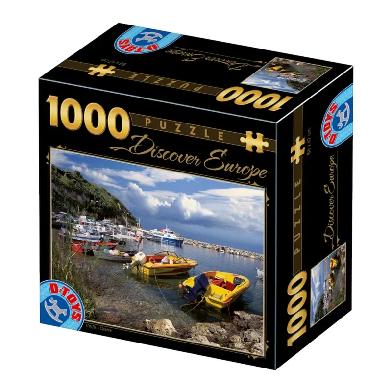 Puzzle Grèce - Corfou - 1000 pièces from DToys – box 2 of 2