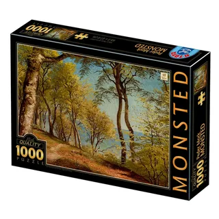 Puzzle Peder Mørk Mønsted - Birch Trees at a Coast - 1000 pièces de DToys – boîte 2 sur 2