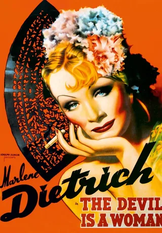 Puzzle Poster vintage - Marlene Dietrich, The Devil is a Woman - 1000 pièces de DToys – boîte 1 sur 2