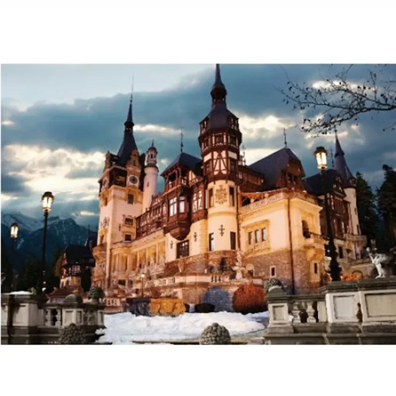 Puzzle Roumanie : Château de Peles - 1000 pièces van DToys – doos