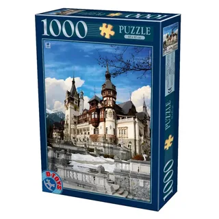 Puzzle Roumanie : Château de Peles - 1000 pièces de DToys – boîte 2 sur 2