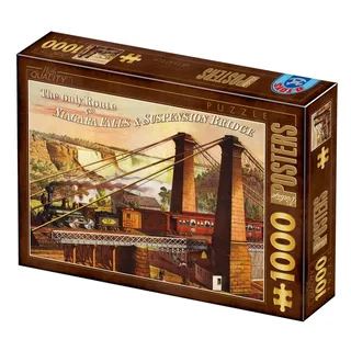 Puzzle The only Route via Niagara Falls & Suspension Bridge - 1000 pièces från DToys – kartong 2 av 2