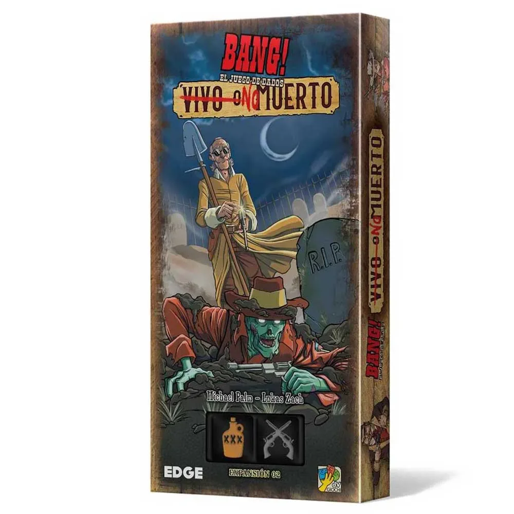 Bang! El Juego De Dados Vivo O No Muerto Bordspel Spaanse Versie från dV Giochi – kartong