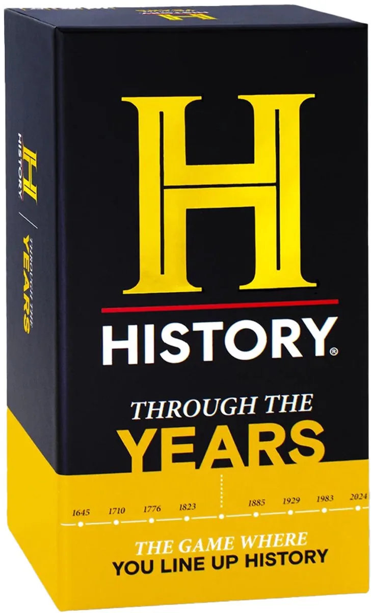 History: Through the Years - Kaartspel - Engels von Dyce Games – Schachtel
