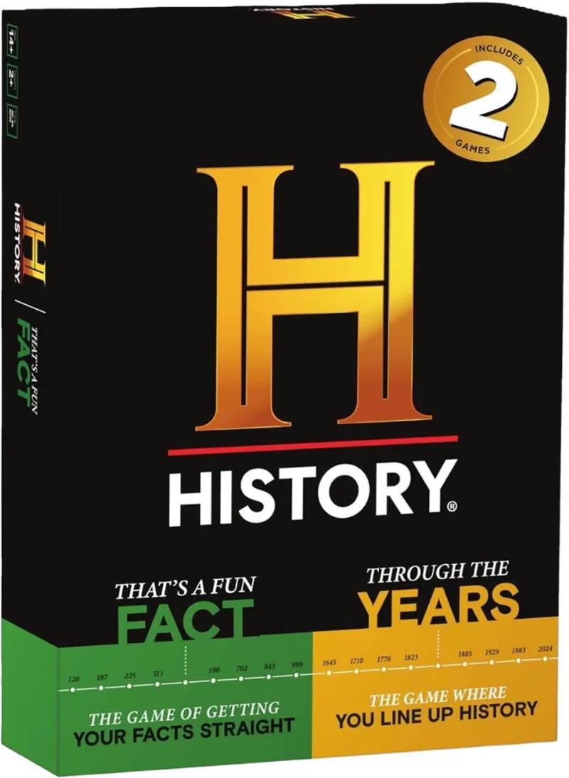 History Trivia Through The Years/That's a Fun Fact - Kaartspel - Trivia - Engels från Dyce Games – kartong