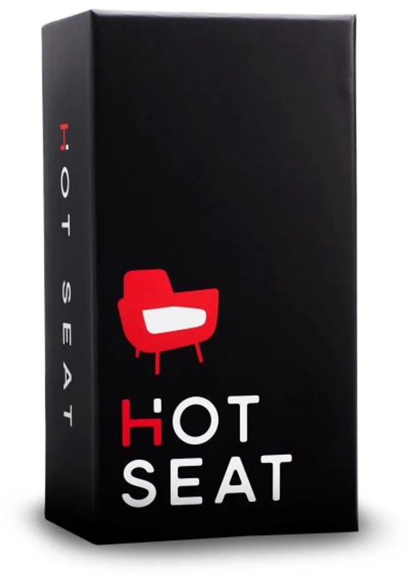 Hot Seat (Engelstalig) - Hét Partyspel waarbij het allemaal om jou draait - Kaartspel voor Familie & Vrienden van Alle Leeftijden from Dyce Games – box
