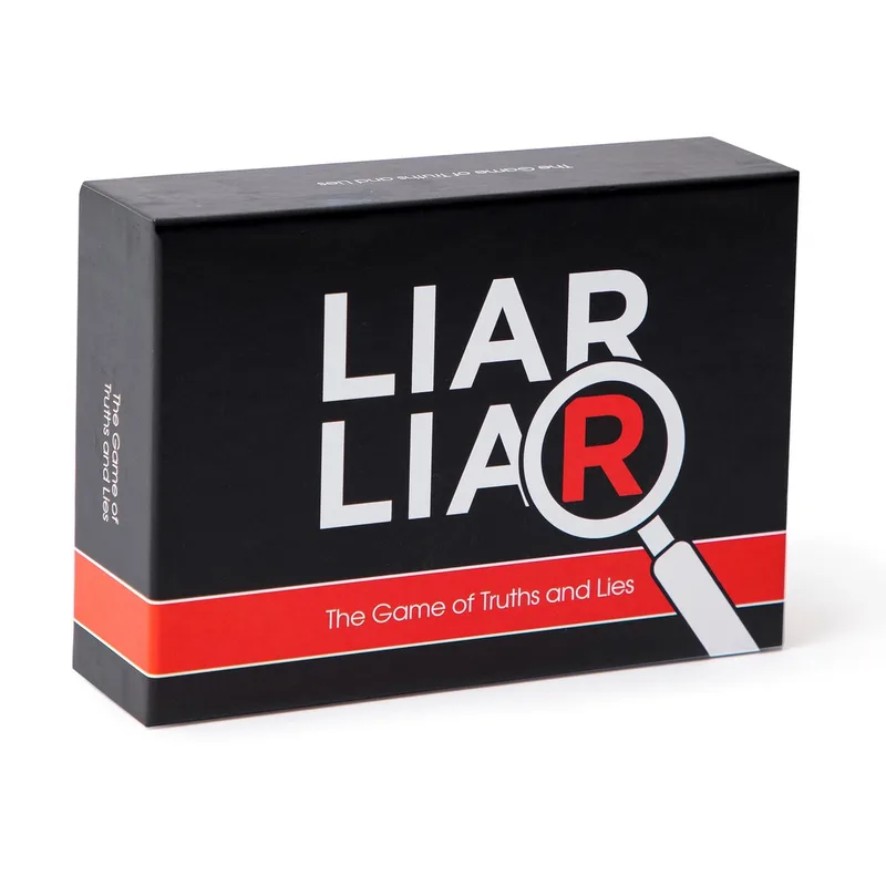 Liar Liar: The Game of Truths and Lies - Kaartspel - Partyspel - Vanaf 10 jaar - Voor 3+ Spelers - Engelstalig de Dyce Games – boîte