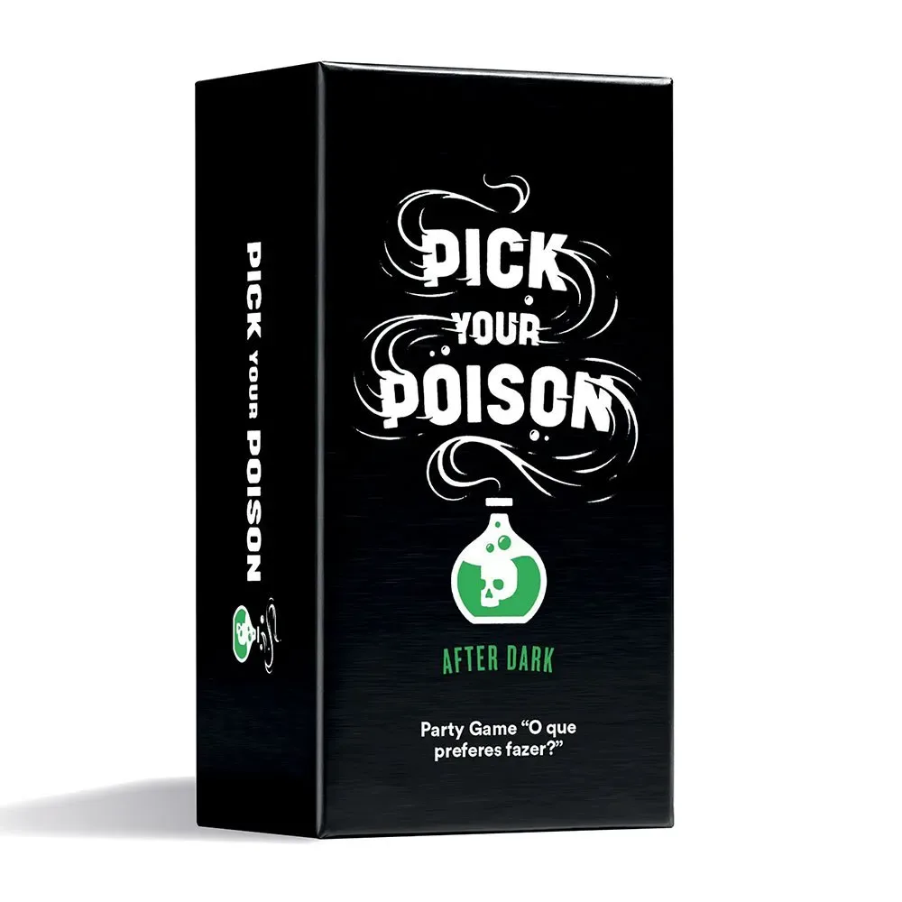 Pick Your Poison After Dark Edition Spanish Brädspel från Dyce Games – kartong