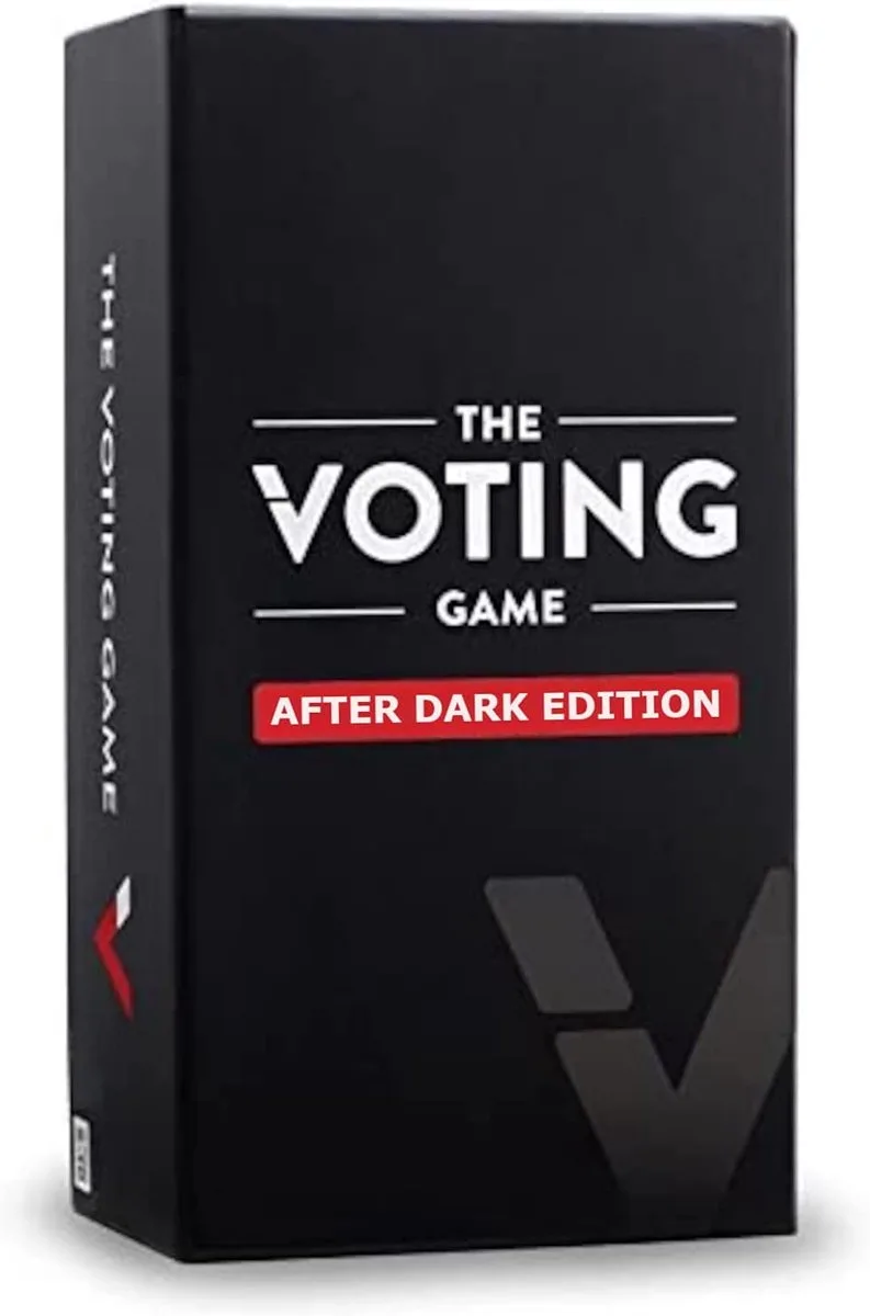 The Voting Game After Dark Edition from Dyce Games – box