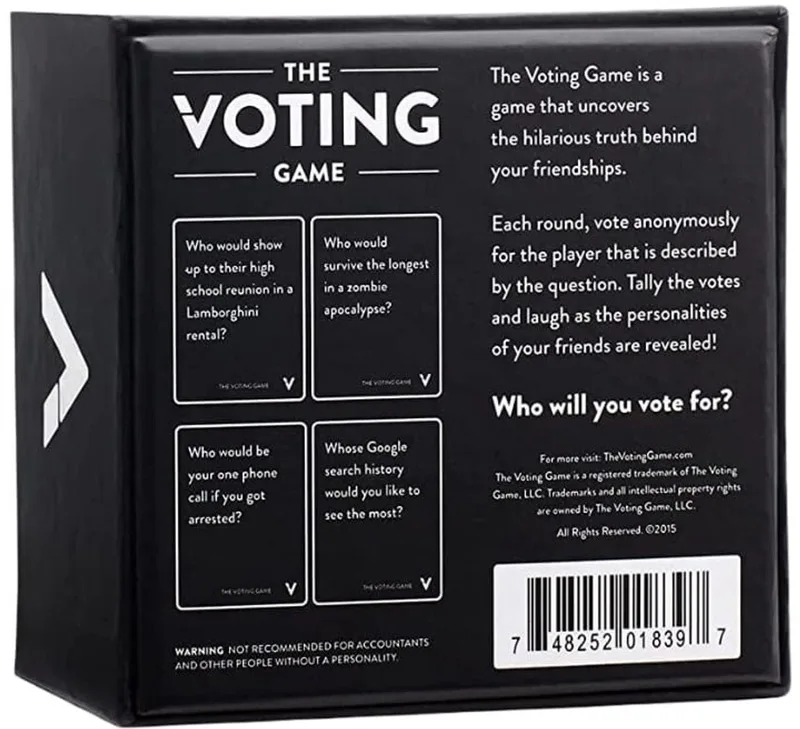 The Voting Game - Party Spel - Kaartspel - Engelstalig from Dyce Games – box