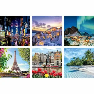 3D Puzzel Kubus Reis - 216 Stukjes - Vanaf 6 Jaar van Educa, editie Meerkleurig – doos 3 van 4