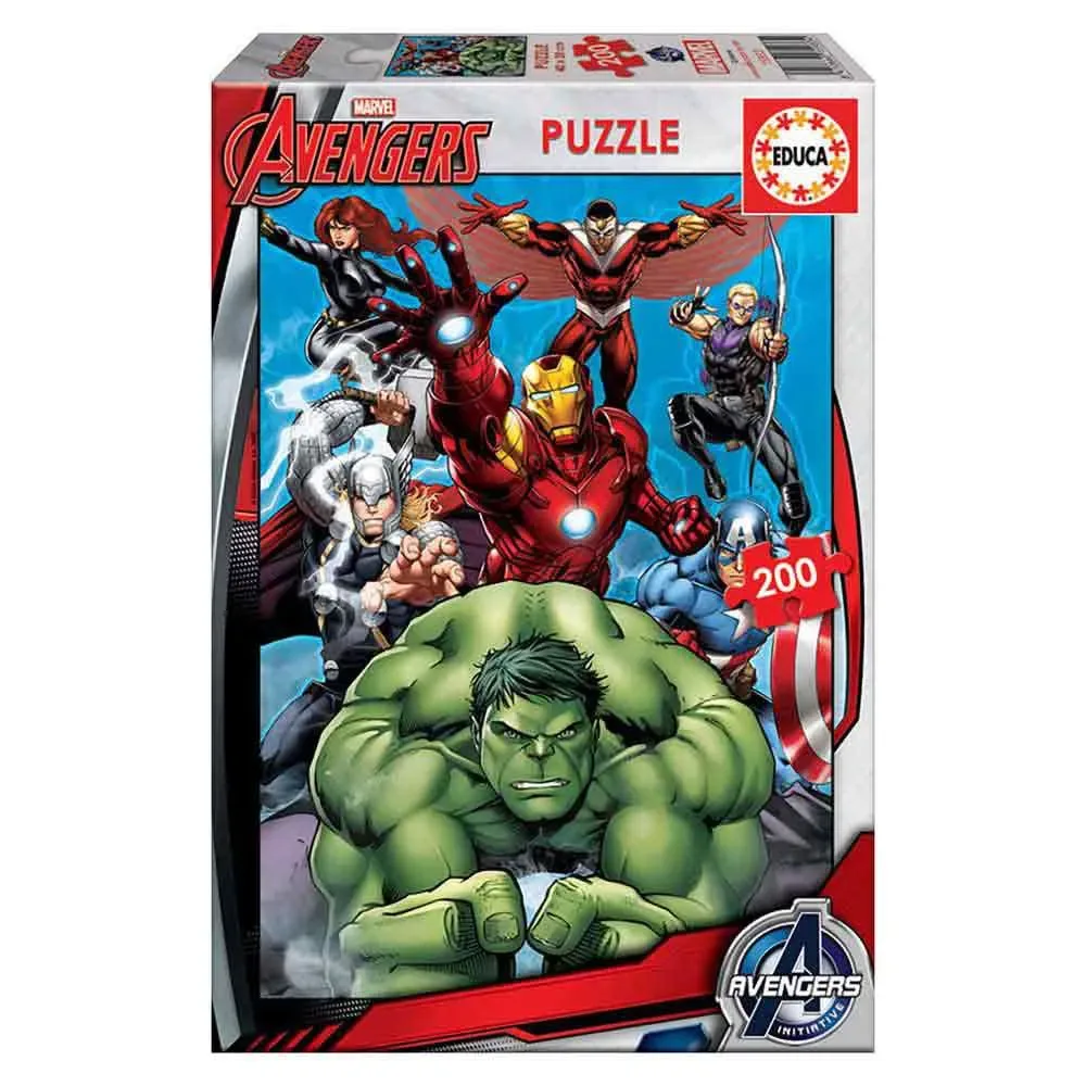 Avengers Houten Puzzel 200 Stukken från Educa – kartong