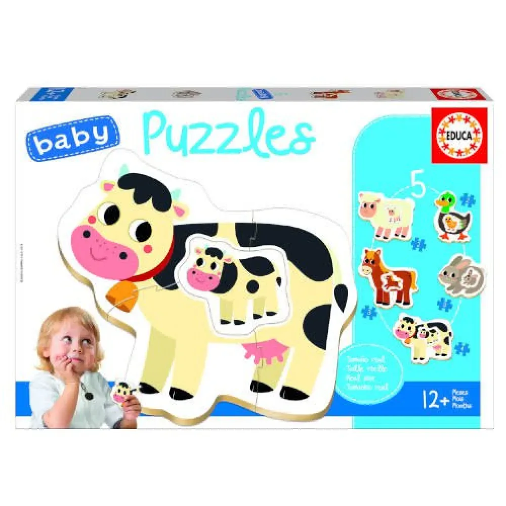 Baby Puzzel Boerderijdieren från Educa – kartong