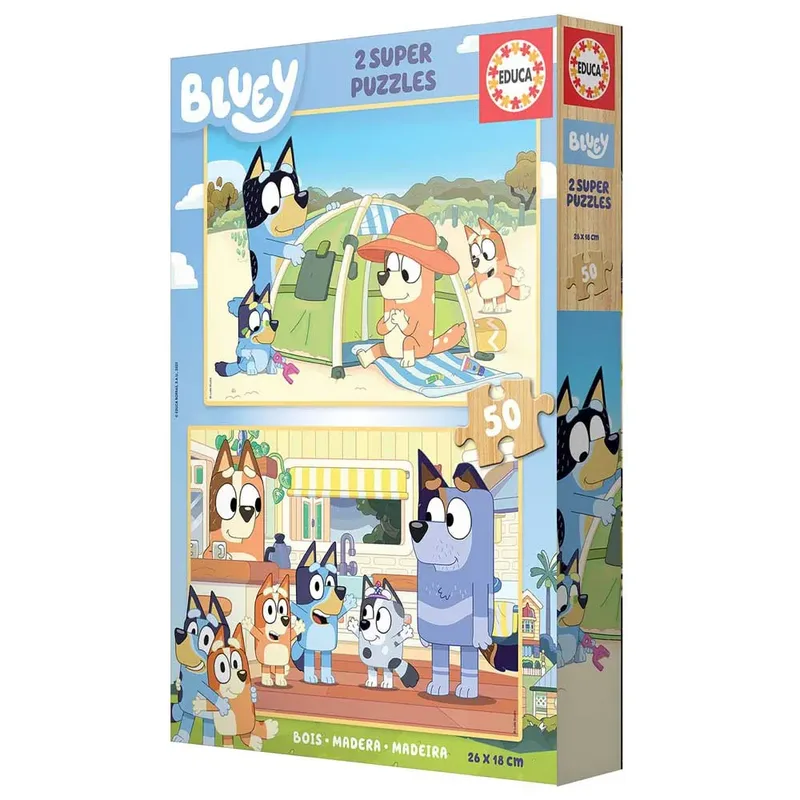 Bluey 2 X 50 Wood from Educa – box 2 of 3