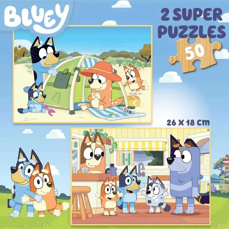 Bluey 2 X 50 Wood from Educa – box 3 of 3