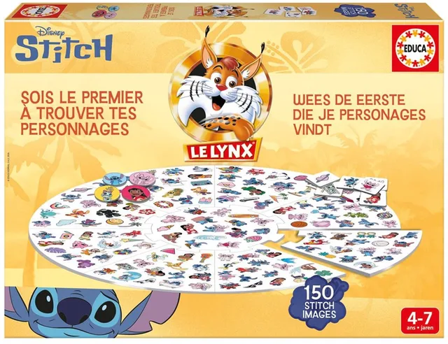 Bordspel - Lynx Stitch - Zoek de afbeeldingen - reactievermogen - gezichtsvermogen - memorygame
