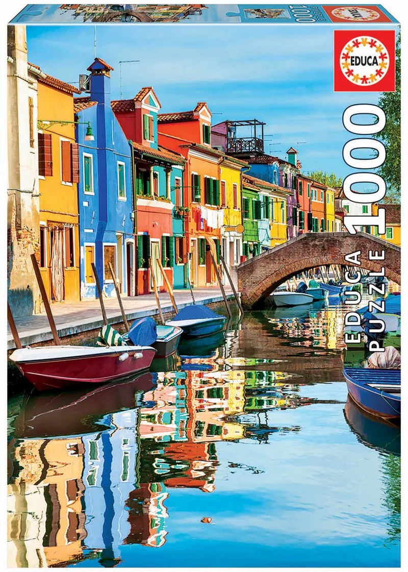 Burano (1000) van Educa, editie Multi-coloured – doos