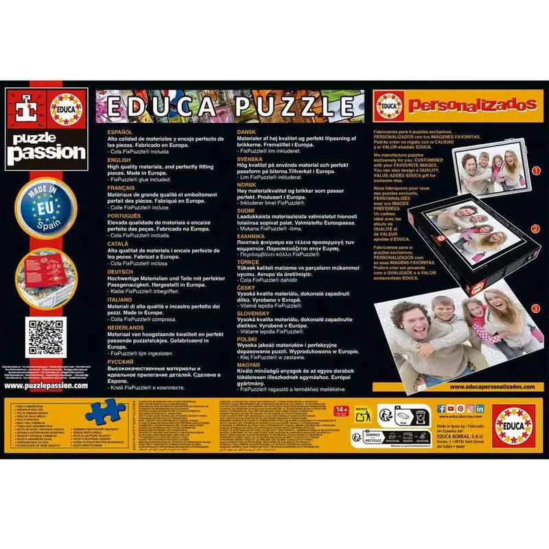 Café Español - Puzzel - 2000 stukjes - Sinterklaas Cadeautjes fra Educa, Flerfarvet-udgave – æske 4 af 5