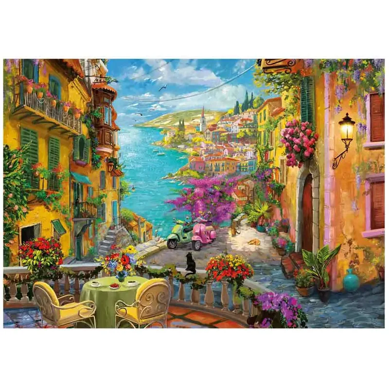 Café Español - Puzzel - 2000 stukjes - Sinterklaas Cadeautjes fra Educa, Flerfarvet-udgave – æske 3 af 5