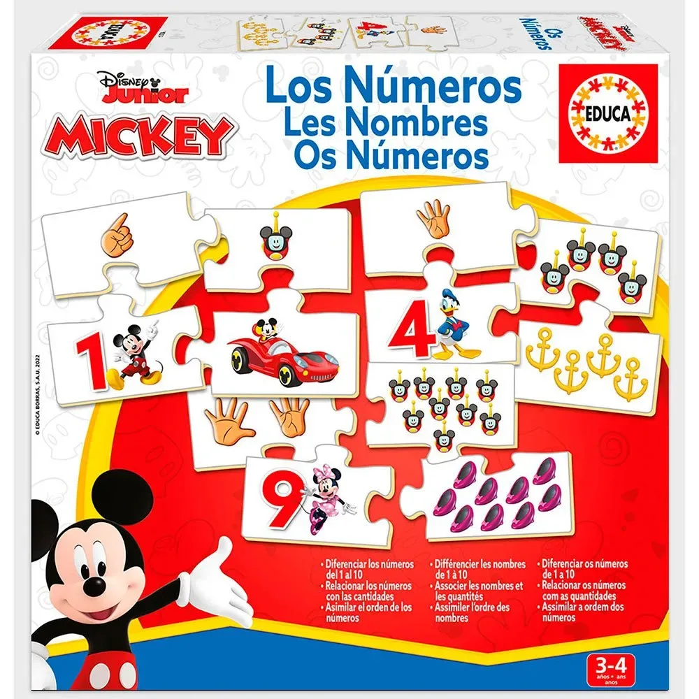 De Cijfers Mickey En Vrienden från Educa – kartong