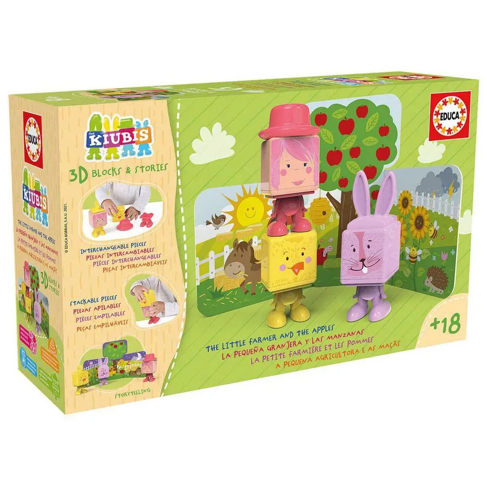 De Kleine Boer En De Appels (3 Personages) Het Kiubis Interactieve från Educa – kartong