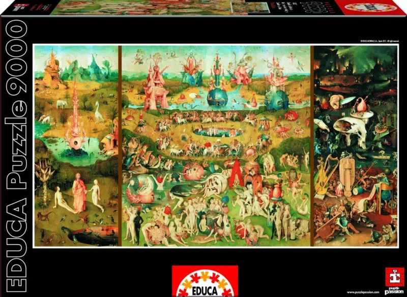 Tuin Van Genoegens Puzzel 9000 Stukken van Educa, editie Meerkleurig – doos 2 van 2