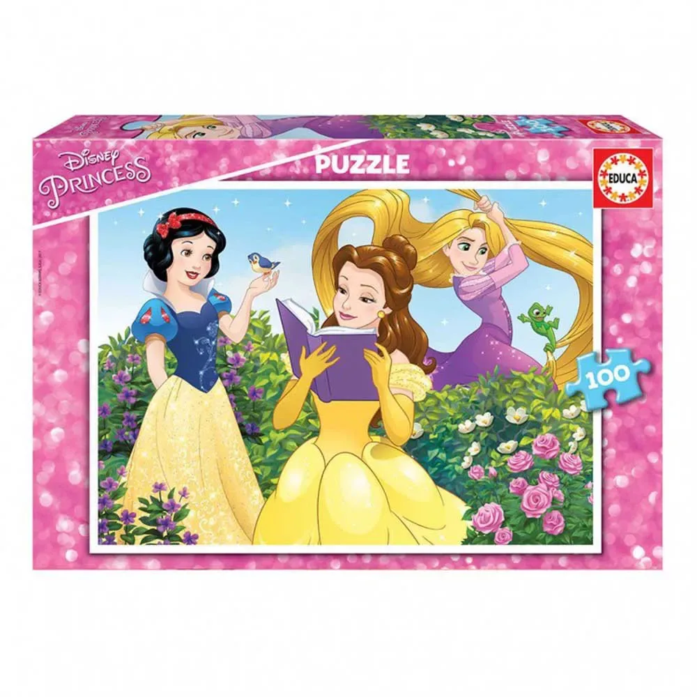 Disney Prinsesspussel 100 Bitar från Educa – kartong