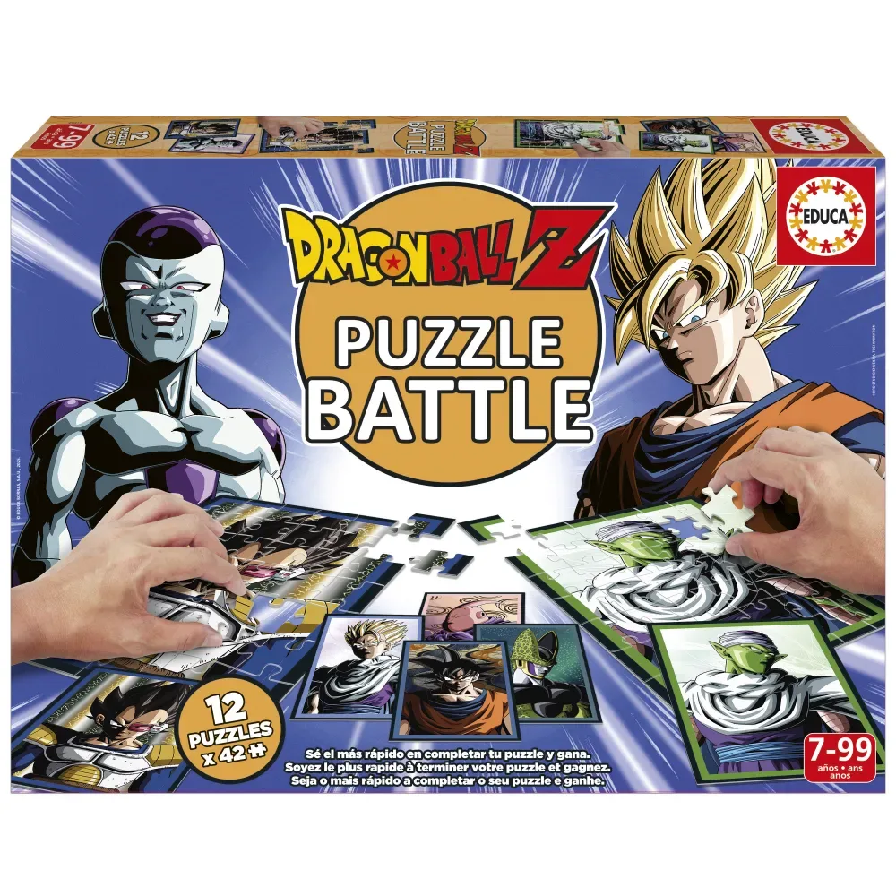 Dragon Ball Z Stridspussel från Educa – kartong