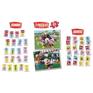 EDUCA - 2 educatieve spellen en 2 puzzels - Superpack Mickey & Friends from Educa, Multicolour edition – box 2 of 2