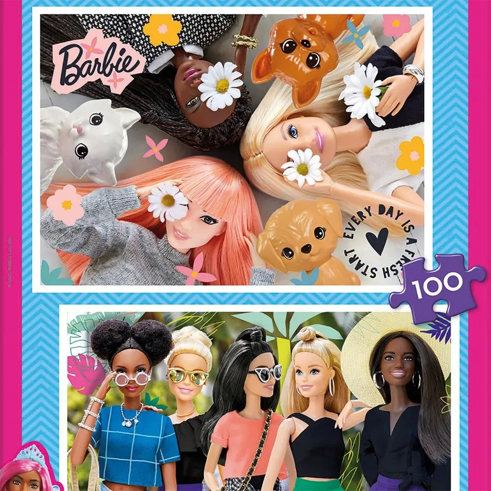 Educa 2x100 Bitars Barbie-pussel från Educa – kartong