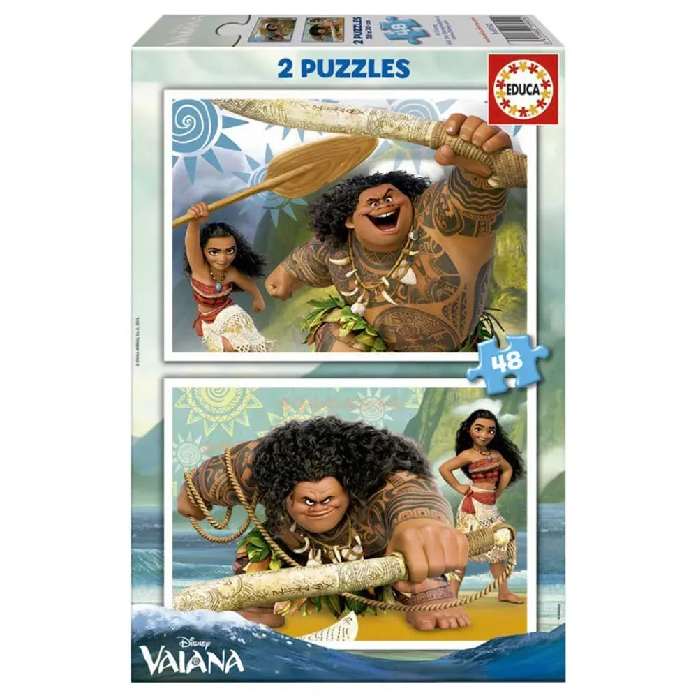Educa 2x48 Vaiana Pussel från Educa – kartong